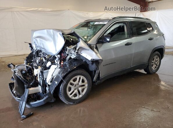 3C4NJCAB7MT560434 2021 JEEP COMPASS Silver Սալոնի 360 աստիճան տեսք