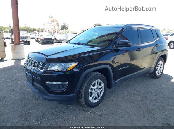 3C4NJCAB8JT374395 2018 JEEP COMPASS Black 