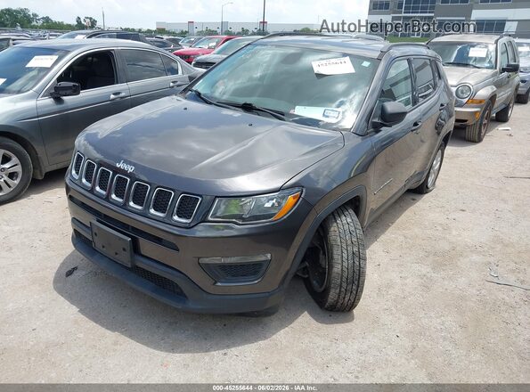 3C4NJCAB9HT668351 2017 JEEP NEW COMPASS Brown Vista tres cuartos delantera izquierda