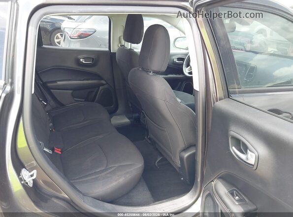 3C4NJCAB9HT668351 2017 JEEP NEW COMPASS Brown Vista de la etiqueta del VIN