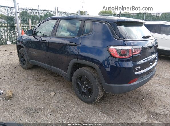 3C4NJCAB9JT182354 2018 JEEP COMPASS Blue უკანა მარცხენა