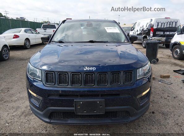3C4NJCAB9JT182354 2018 JEEP COMPASS Blue ხელსაწყოთა პანელის ხედი