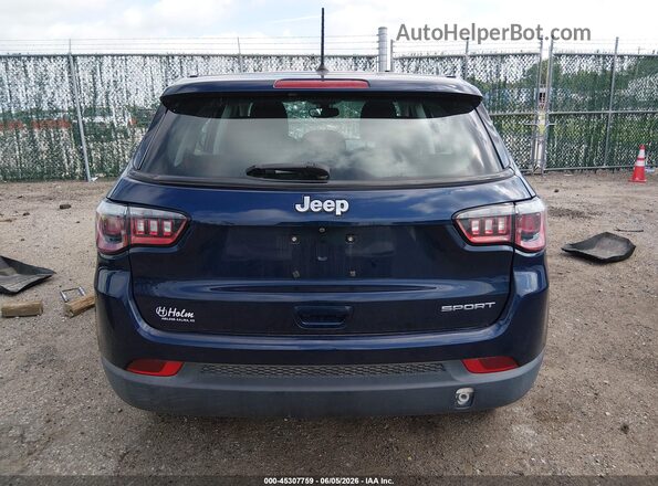 3C4NJCAB9JT182354 2018 JEEP COMPASS Blue 