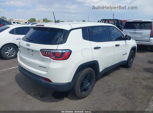 3C4NJCAB9KT677266 2019 JEEP COMPASS White Trasero derecho