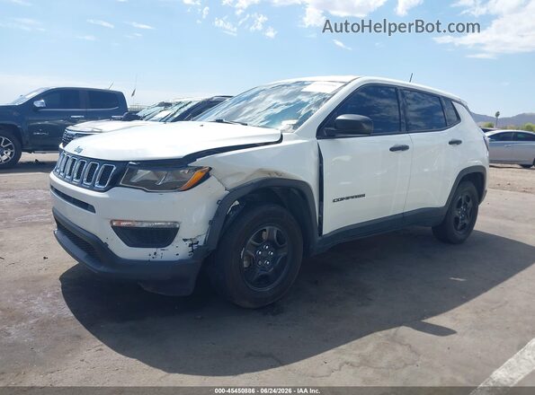 3C4NJCAB9KT677266 2019 JEEP COMPASS White Vista frontal