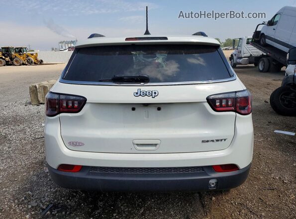 3C4NJCAB9KT848002 2019 JEEP COMPASS White უკანა ხედი
