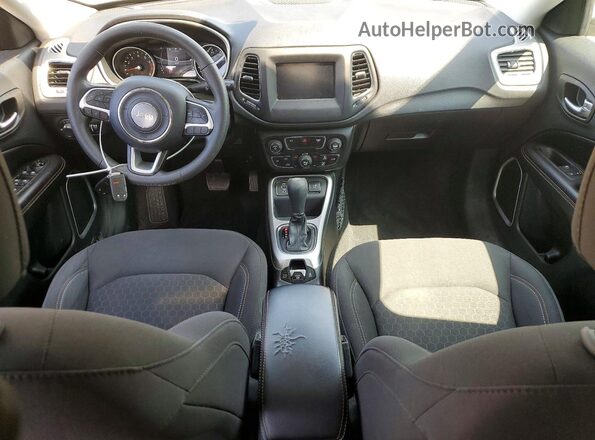 3C4NJCAB9KT848002 2019 JEEP COMPASS White წინა პანელის ხედი