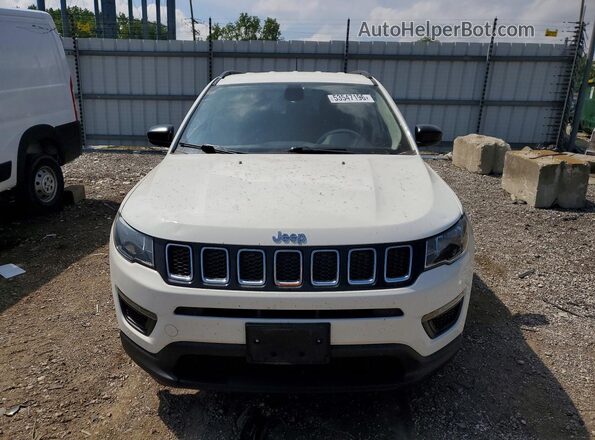 3C4NJCAB9KT848002 2019 JEEP COMPASS White წინა ხედი