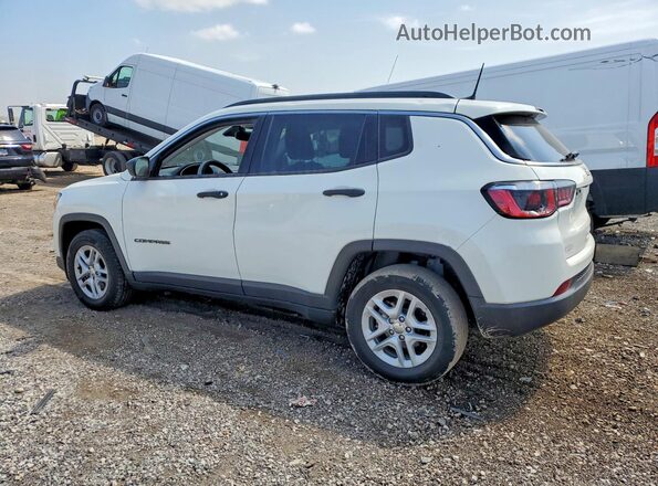 3C4NJCAB9KT848002 2019 JEEP COMPASS White უკანა მარცხენა