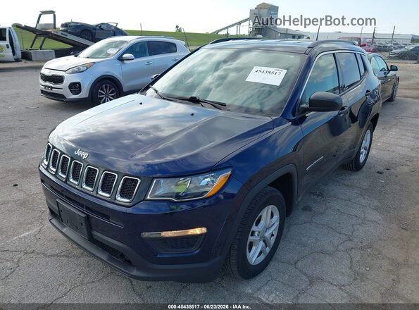 3C4NJCAB9LT230342 2020 JEEP COMPASS Dark Blue Передня ліва чверть