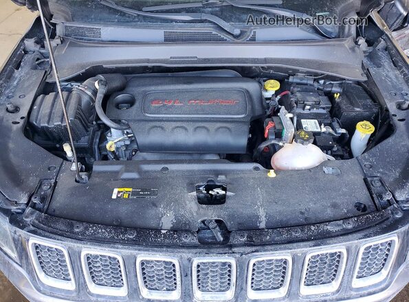 3C4NJCABXJT133552 2018 JEEP COMPASS Gray ძრავის განყოფილების ხედი