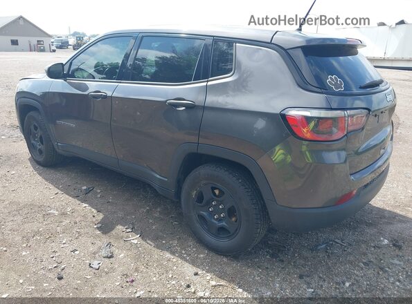 3C4NJCABXJT368582 2018 JEEP COMPASS Gray Задня ліва чверть