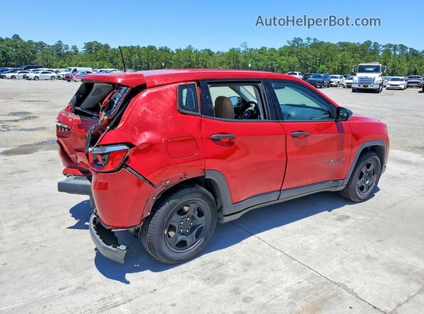 3C4NJCABXLT118097 2020 JEEP COMPASS Red Trasero derecho