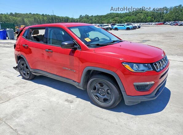 3C4NJCABXLT118097 2020 JEEP COMPASS Red Delantero derecho