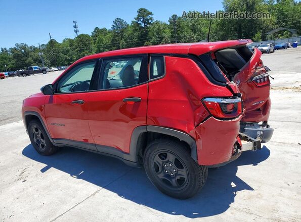 3C4NJCABXLT118097 2020 JEEP COMPASS Red Trasero izquierdo