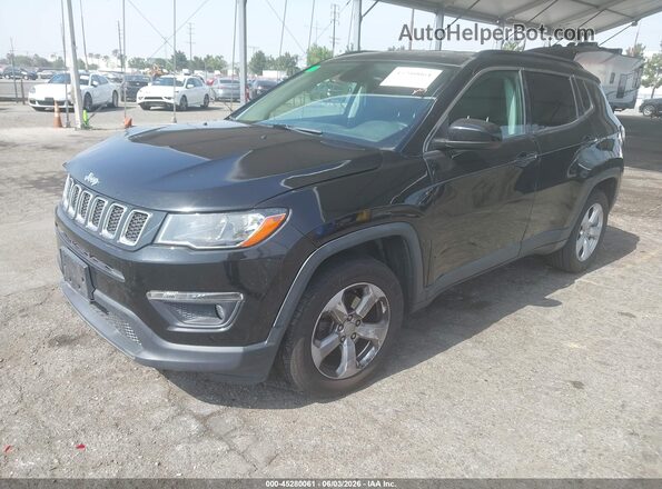 3C4NJCBB0JT165540 2018 JEEP COMPASS Black Vista tres cuartos delantera izquierda