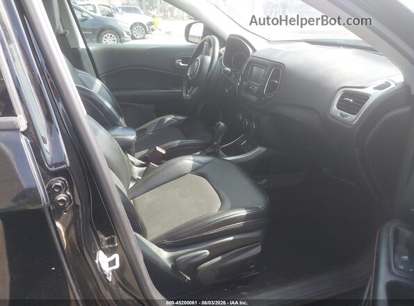 3C4NJCBB0JT165540 2018 JEEP COMPASS Black Vista interior delantera