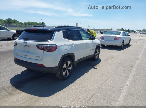 3C4NJCBB0JT182385 2018 JEEP COMPASS White Trasero derecho