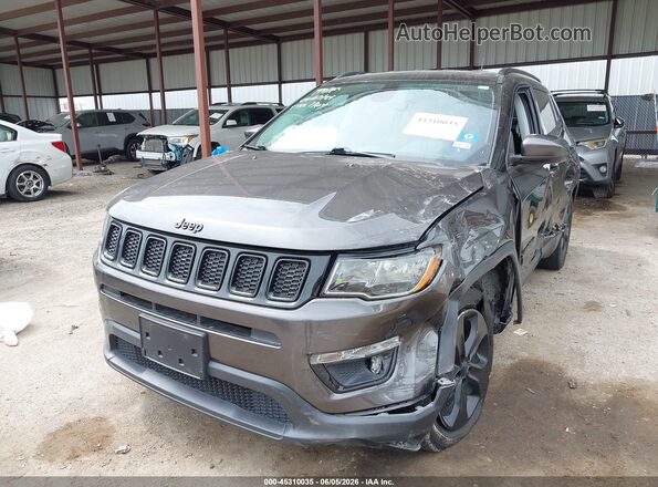 3C4NJCBB0JT407727 2018 JEEP COMPASS Gray Առջևի ձախ երեք քառորդ տեսարան