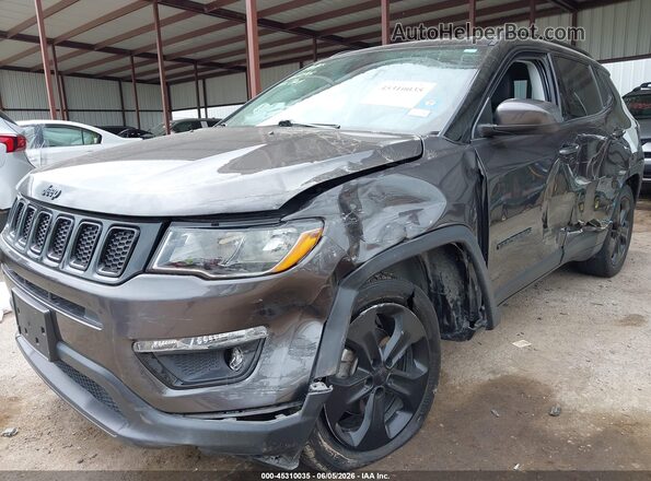 3C4NJCBB0JT407727 2018 JEEP COMPASS Gray Դիմացի տեսք