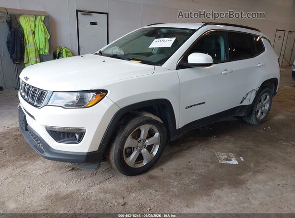 3C4NJCBB0KT651931 2019 JEEP COMPASS White Vista tres cuartos delantera izquierda