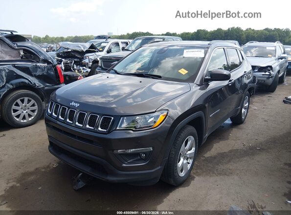 3C4NJCBB0KT677333 2019 JEEP COMPASS Gray Передня ліва чверть