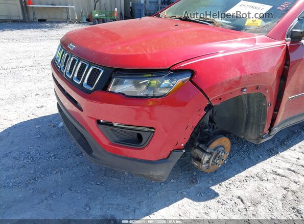 3C4NJCBB0MT567630 2021 JEEP COMPASS Красный Вид щитка приборов