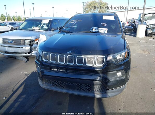 3C4NJCBB0NT137422 2022 JEEP COMPASS Black Vista frontal