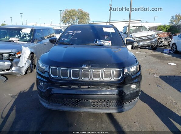 3C4NJCBB0NT137422 2022 JEEP COMPASS Black Vista interior trasera