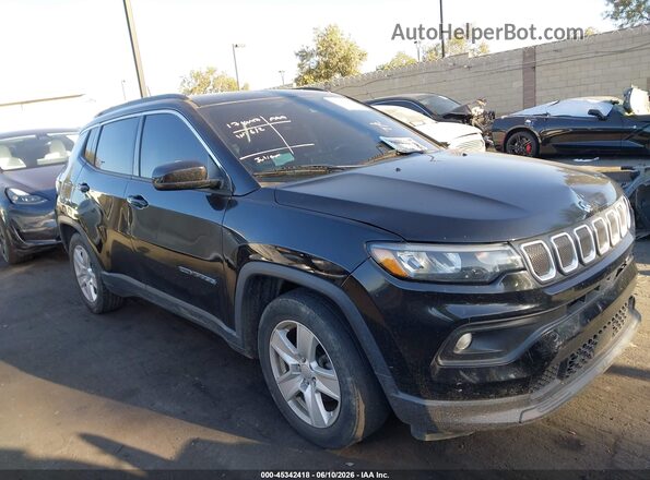 3C4NJCBB0NT137422 2022 JEEP COMPASS Black Vista interior de 360 grados