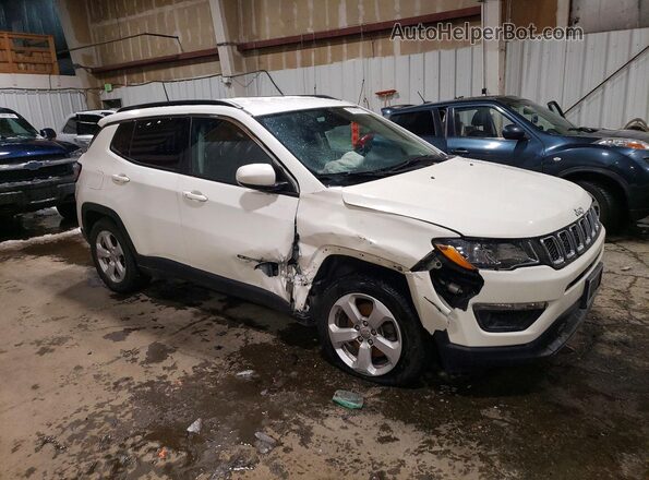 3C4NJCBB1JT503401 2018 JEEP COMPASS White Przód prawy
