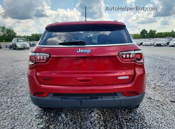 3C4NJCBB2HT605851 2017 JEEP COMPASS Красный Вид сзади