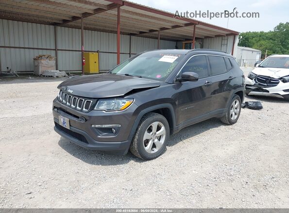 3C4NJCBB3JT137246 2018 JEEP COMPASS Gray Vista tres cuartos delantera izquierda