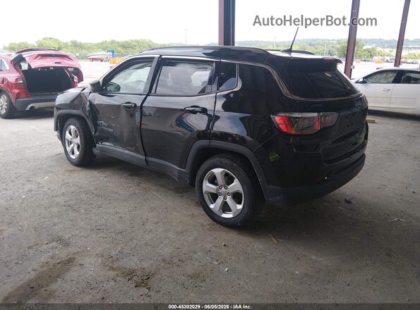 3C4NJCBB3JT181778 2018 JEEP COMPASS Black Задня ліва чверть