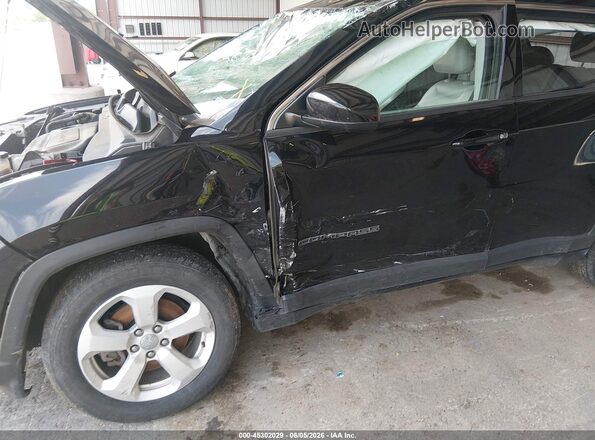 3C4NJCBB3JT181778 2018 JEEP COMPASS Black Вид спереду