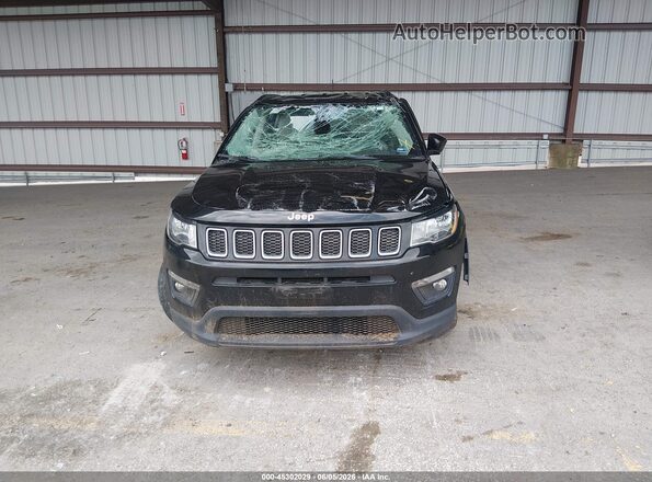 3C4NJCBB3JT181778 2018 JEEP COMPASS Black Вид задньої частини салону