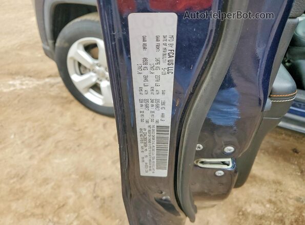 3C4NJCBB3KT802924 2019 JEEP COMPASS Blue Widok naklejki z numerem VIN