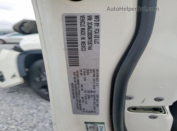 3C4NJCBB3MT587144 2021 JEEP COMPASS White Панорамний вид салону 360°