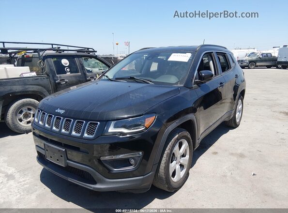 3C4NJCBB4JT293103 2018 JEEP COMPASS Black Առջևի ձախ երեք քառորդ տեսարան