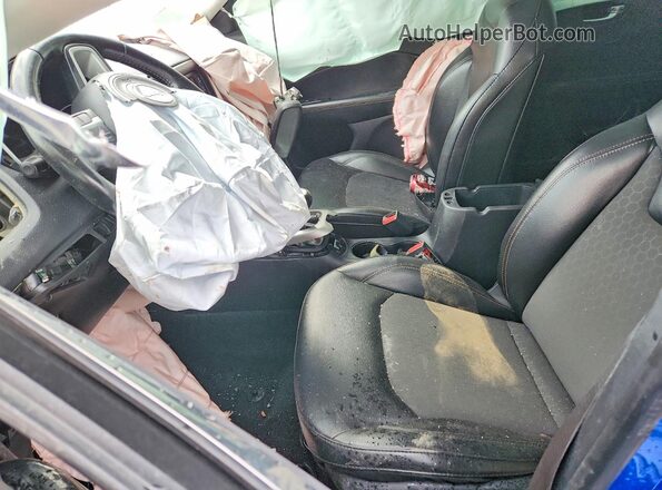 3C4NJCBB4JT495343 2018 JEEP COMPASS Blue Вид салону спереду
