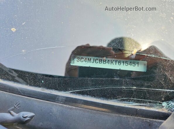 3C4NJCBB4KT615451 2019 JEEP COMPASS Charcoal სალონის 360-გრადუსიანი ხედი