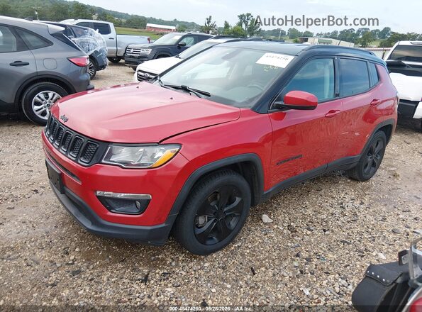 3C4NJCBB4LT257964 2020 JEEP COMPASS Red Առջևի ձախ երեք քառորդ տեսարան