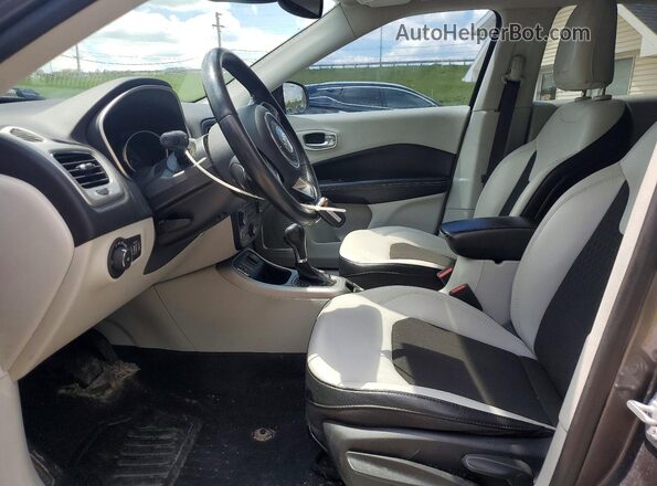 3C4NJCBB4LT258774 2020 JEEP COMPASS Gray Front interior view