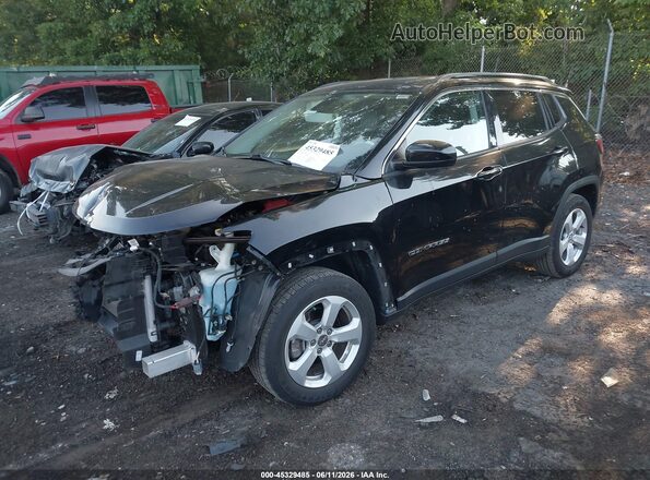 3C4NJCBB4MT560194 2021 JEEP COMPASS Black Przód lewy