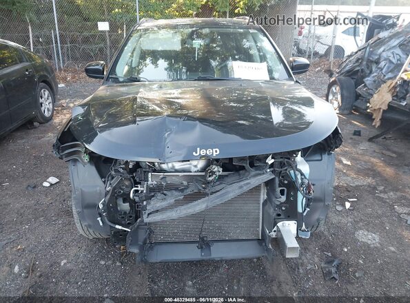 3C4NJCBB4MT560194 2021 JEEP COMPASS Black Widok zestawu wskaźników