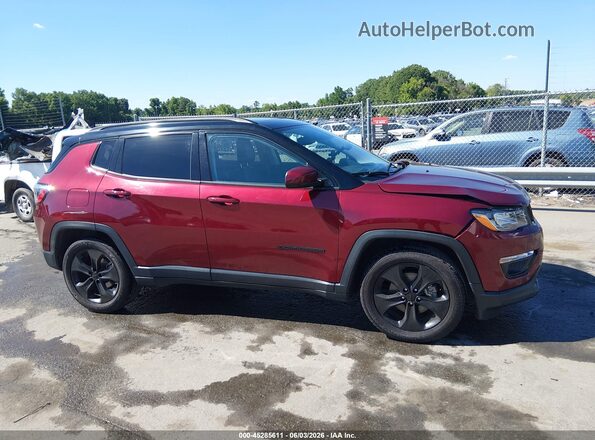 3C4NJCBB4MT604131 2021 JEEP COMPASS Burgundy Rear interior view