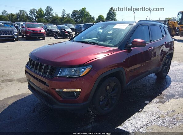3C4NJCBB4MT604131 2021 JEEP COMPASS Burgundy Front left