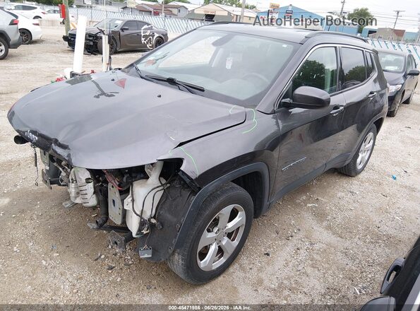 3C4NJCBB5JT186707 2018 JEEP COMPASS Gray წინა მარცხენა ხედი სამი მეოთხედიდან