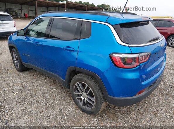 3C4NJCBB5JT287116 2018 JEEP COMPASS Blue Задня ліва чверть