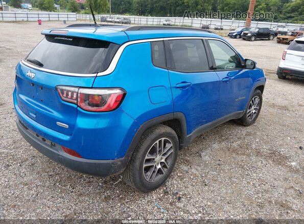 3C4NJCBB5JT287116 2018 JEEP COMPASS Blue Задня права чверть